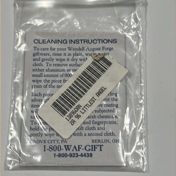 Littlest Angel Ornament - Wendell August Forge - Picture 4 of 6